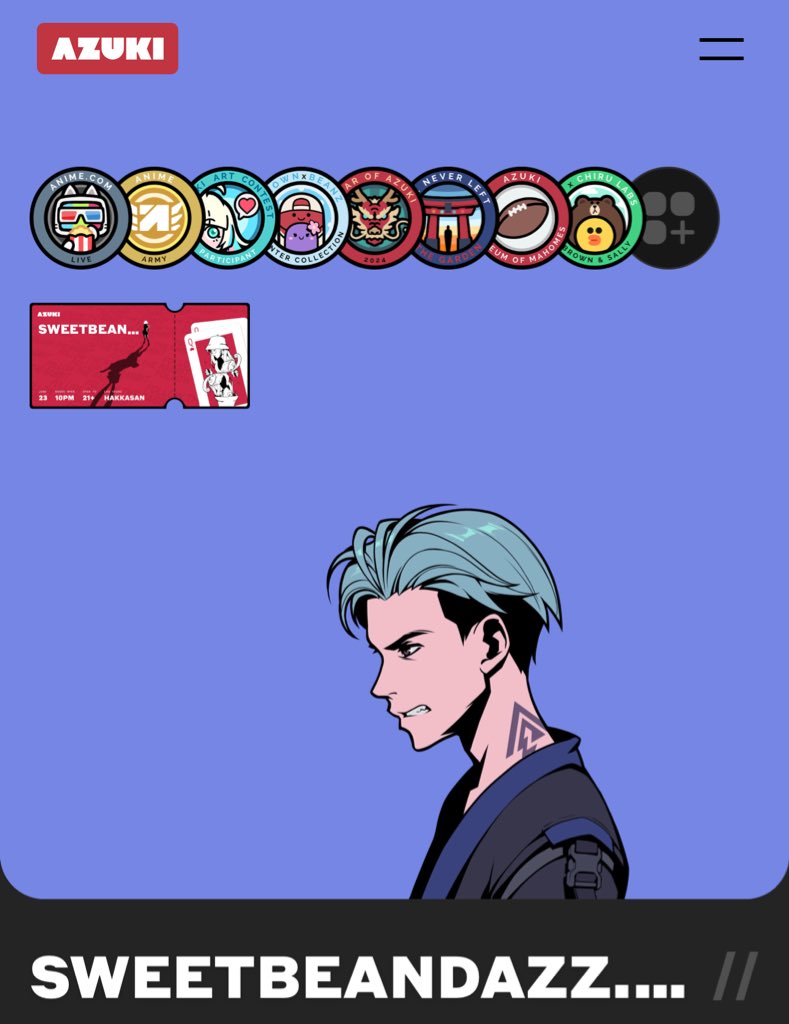 Dazz🌹🍶 ⛩️ (@sweetbeandazz) on Twitter photo No matter what you post… nothing beats the Azuki Collector Profile! ⛩️ No matter what you post… nothing beats the Azuki Collector Profile! ⛩️
