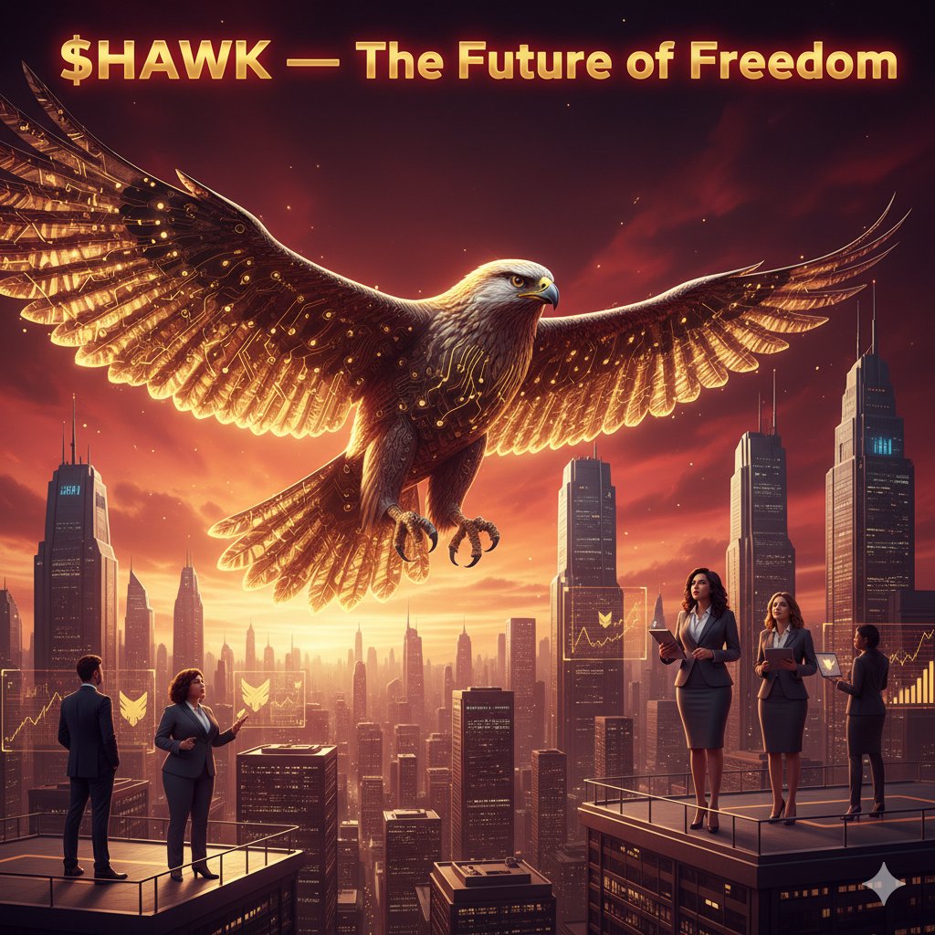 🦅 $HAWK Born for Freedom, Built for the Future
From Silicon Valley 🇺🇸 to the world 🌍, $HAWK is redefining the meme token space through innovation, trust &amp; purpose.
🔥 Transparent goals
🔥 Strong community
🔥 Vision of true decentralization

#HawkToken #HawkArmyBD #Crypto