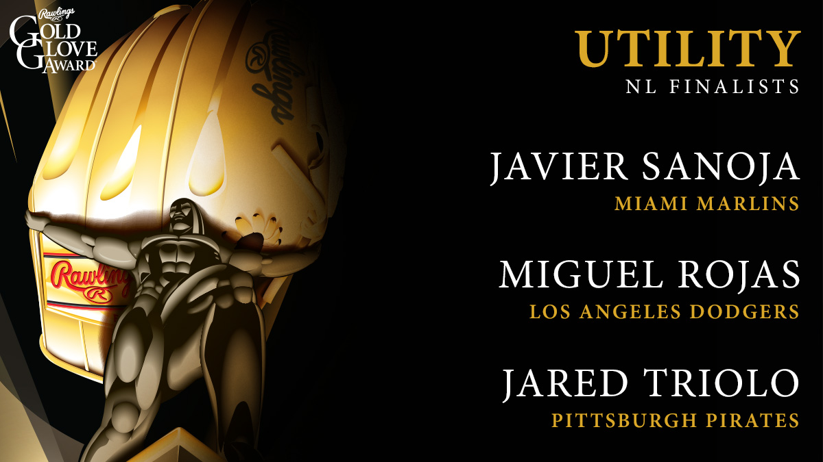 The 2025 Rawlings Gold Glove Award Finalists - NL Utility - Javier Sanoja, Miguel Rojas, Jared Triolo

#RawlingsGoldGloveAwards