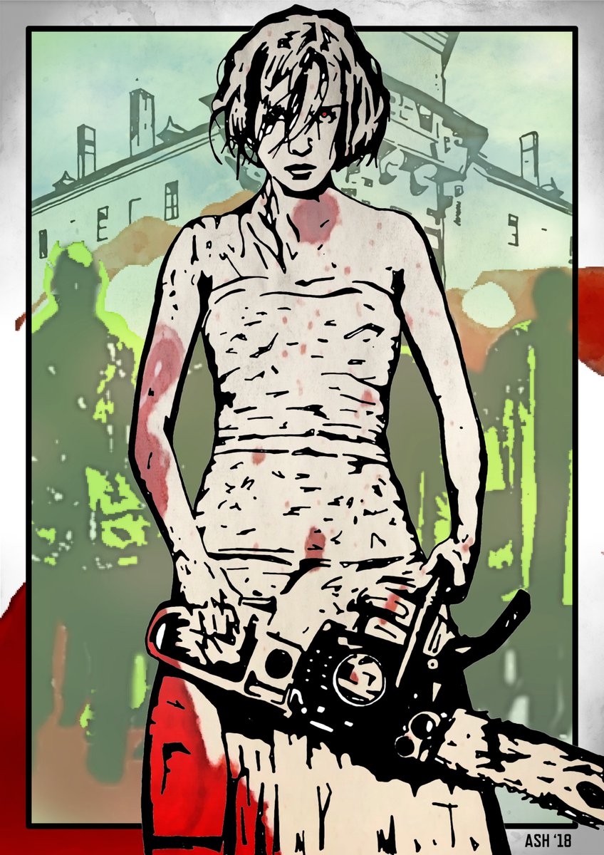#31DaysofHorror - 31 horror illustrations over 31 days:
Day 15 - [REC] 3: Genesis (Dir: Paco Plaza, 2012).
