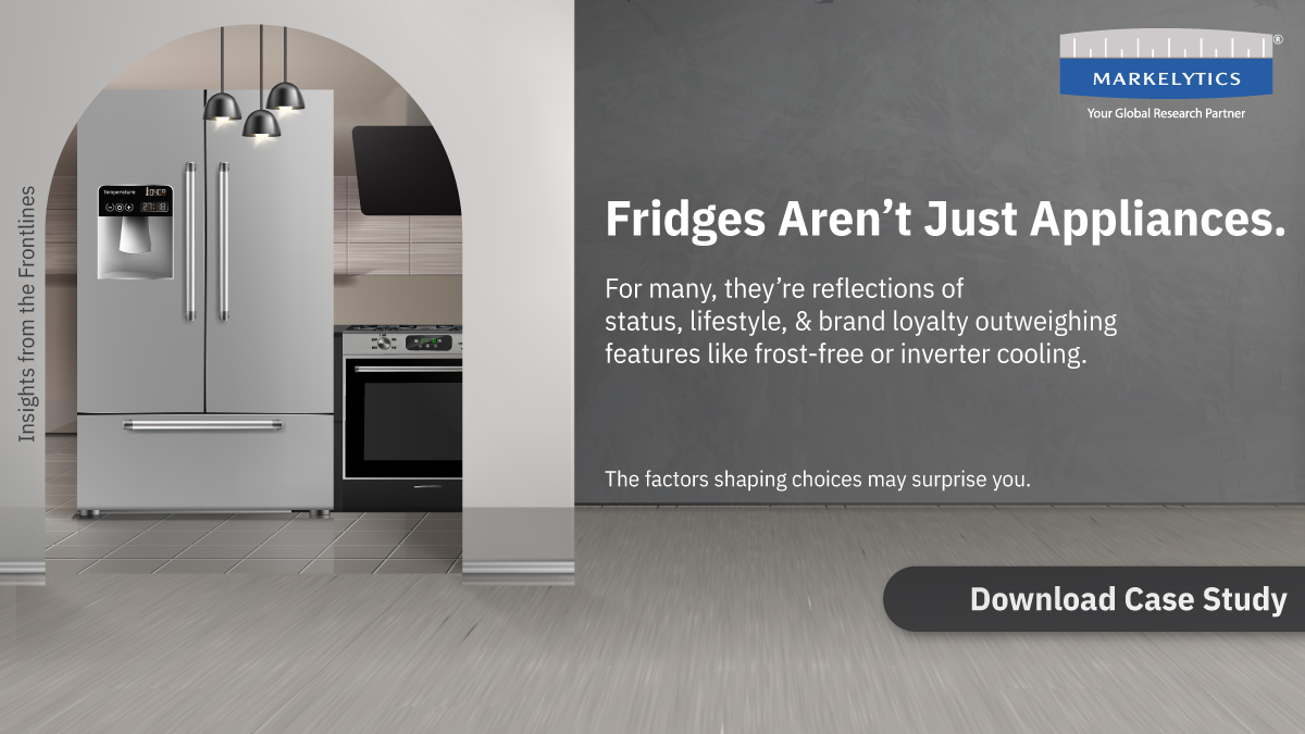 Buying a refrigerator should be practical.
But in reality, it’s emotional.

From brand to lifestyle, every choice says something about who we are.

We explored this emotional current shaping today’s consumers.

Download the case study: bit.ly/4968boD