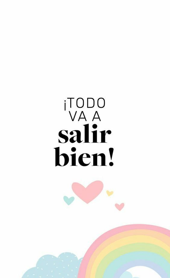 "Todo va a salir bien. Respira, estás siendo sostenido.”🌈