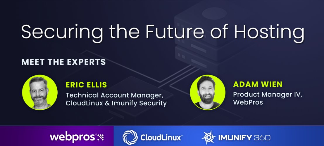 CloudLinuxOS's tweet image. Cybersecurity takes a village.
So, Eric Ellis (CloudLinux) and Adam Wien (WebPros) explored how hosting providers can join forces to face the next wave of threats.
Watch the full session on demand 🎥
hubs.ly/Q03NFkj40
#Cybersecurity #Hosting #Imunify360 #CloudLinux