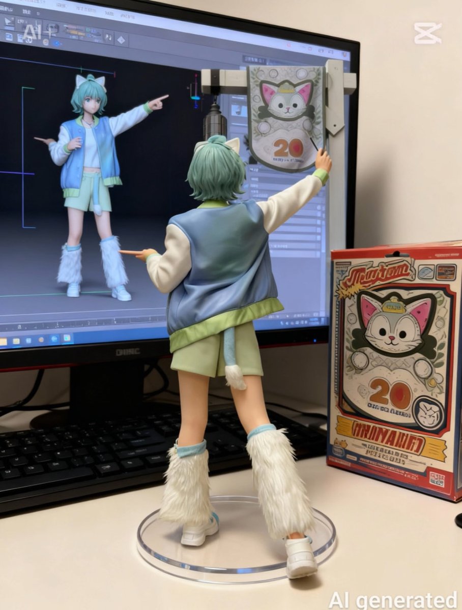 今更ながらAIがフィギュア化してくれるやつやってみた✨

箱かわいすぎてお気に入り🥰