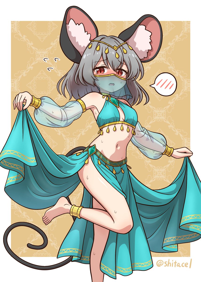 shitace1's tweet image. 異国の踊り子ナズーリン