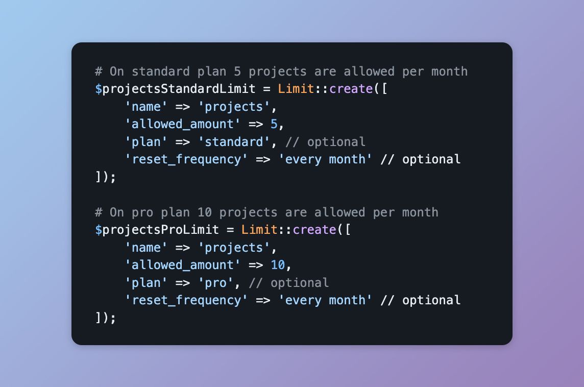 MadeWithLaravel's tweet image. Laravel Usage Limiter is a package by @nabilhassen08 to track, limit, and restrict usage limits of users, accounts, or any other model ⛔️ - madewithlaravel.com/laravel-usage-…