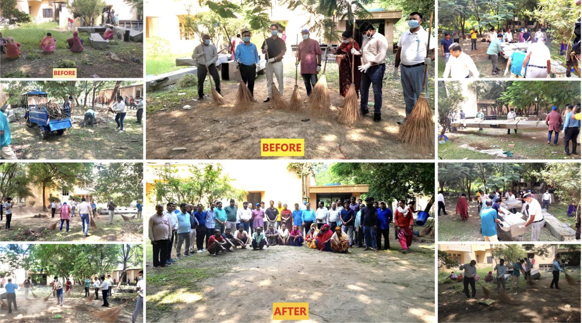 IIIT Allahabad conducted cleanliness drive in its campus on 15.10.2025 under “Special Campaign 5.0” with the aim of promoting cleanliness &amp; hygiene. Faculty Officers, Staff and Safai Mitra actively participated in this Campaign.
#SpecialCampaign5 #IIITA #SwachhBharat