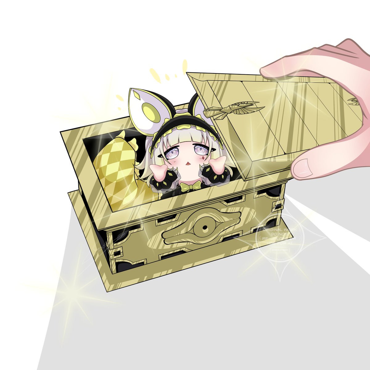 Peek-a-boo !

#OCGファンアート 
#遊戯王
#YuGiOh