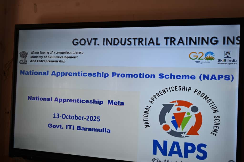 ItiBaramulla's tweet photo. Apprenticeship mela conducted at Govt ITI Baramulla on 13th October 2025. https://t.co/Bsdiqr23j1