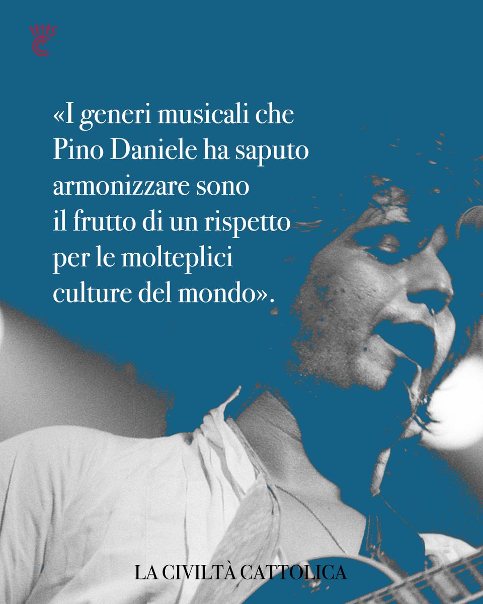 🎸 Ricordando Pino Daniele, a 10 anni dalla sua morte

Nato nel 1955 a #Napoli, il chitarrista e cantante napoletano ebbe una fanciullezza segnata da una certa povertà. La sua musica sgorga così dalla sua geografia e dalla sua iniziale condizione sociale, attraverso la quale ha