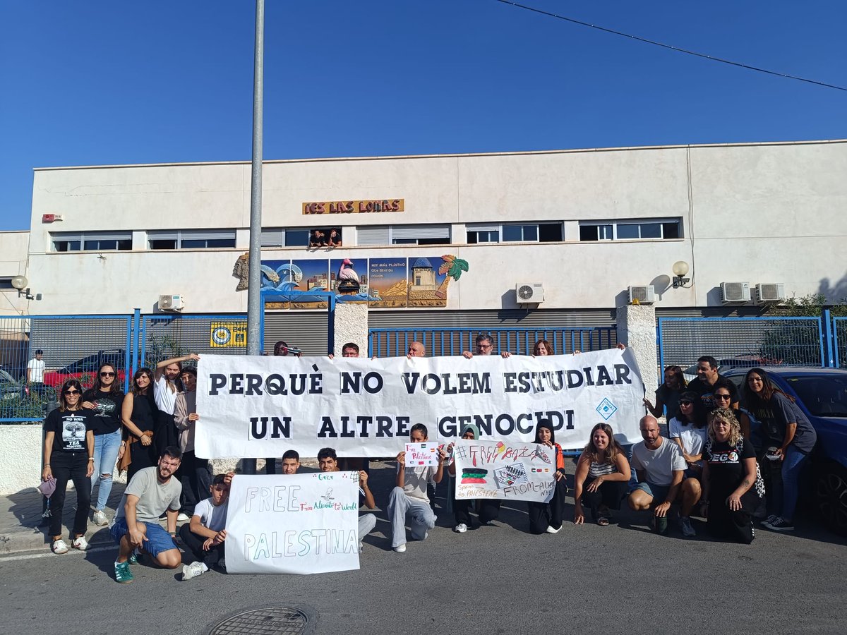 L'educació pública contra el genocidi 

#Gaza #PalestinaLibre