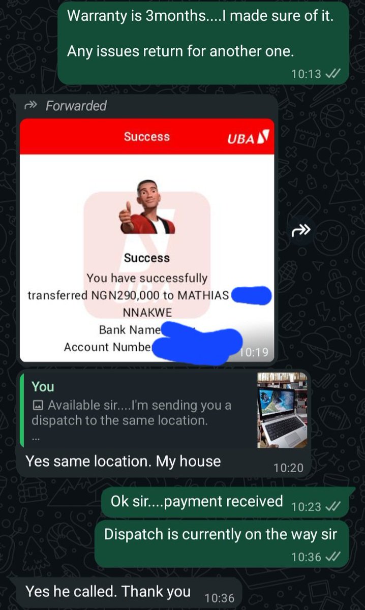 nnakwe_mathias's tweet photo. Pst @chinedundubuez_ Thank you for your patronage again.
Thank you for choosing your No 1 tech plug ❤️❤️
#Matagool https://t.co/My1Uz1hTOS
