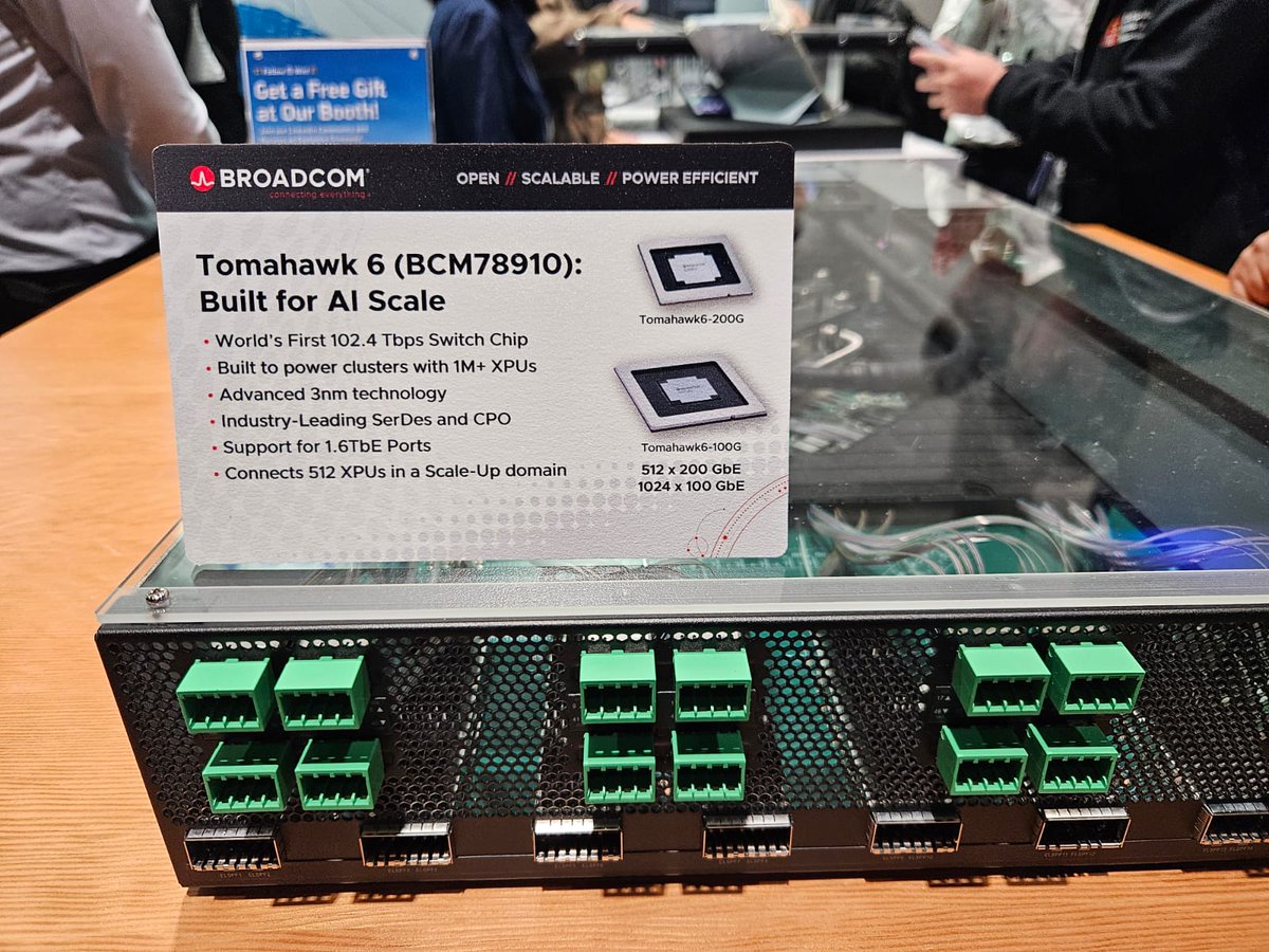 STORDIS_GmbH's tweet image. 💡Our team - Waldemar Scheck, Martin Hayes, and Łukasz Łukowski - are in the middle of it all, exploring the innovations shaping the future of #AIInfrastructure.

#OCPSummit25 it’s all about #AIscaling, scale-out #Ethernet &amp;amp; next-gen #AInetworks.

#DataCenters #OpenNetworking