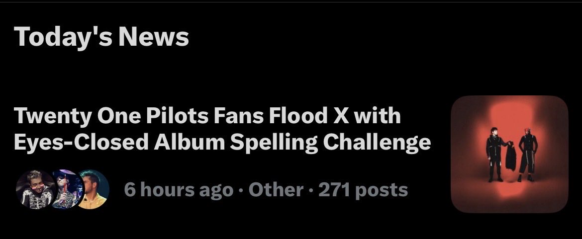 Why are we constantly in the news section