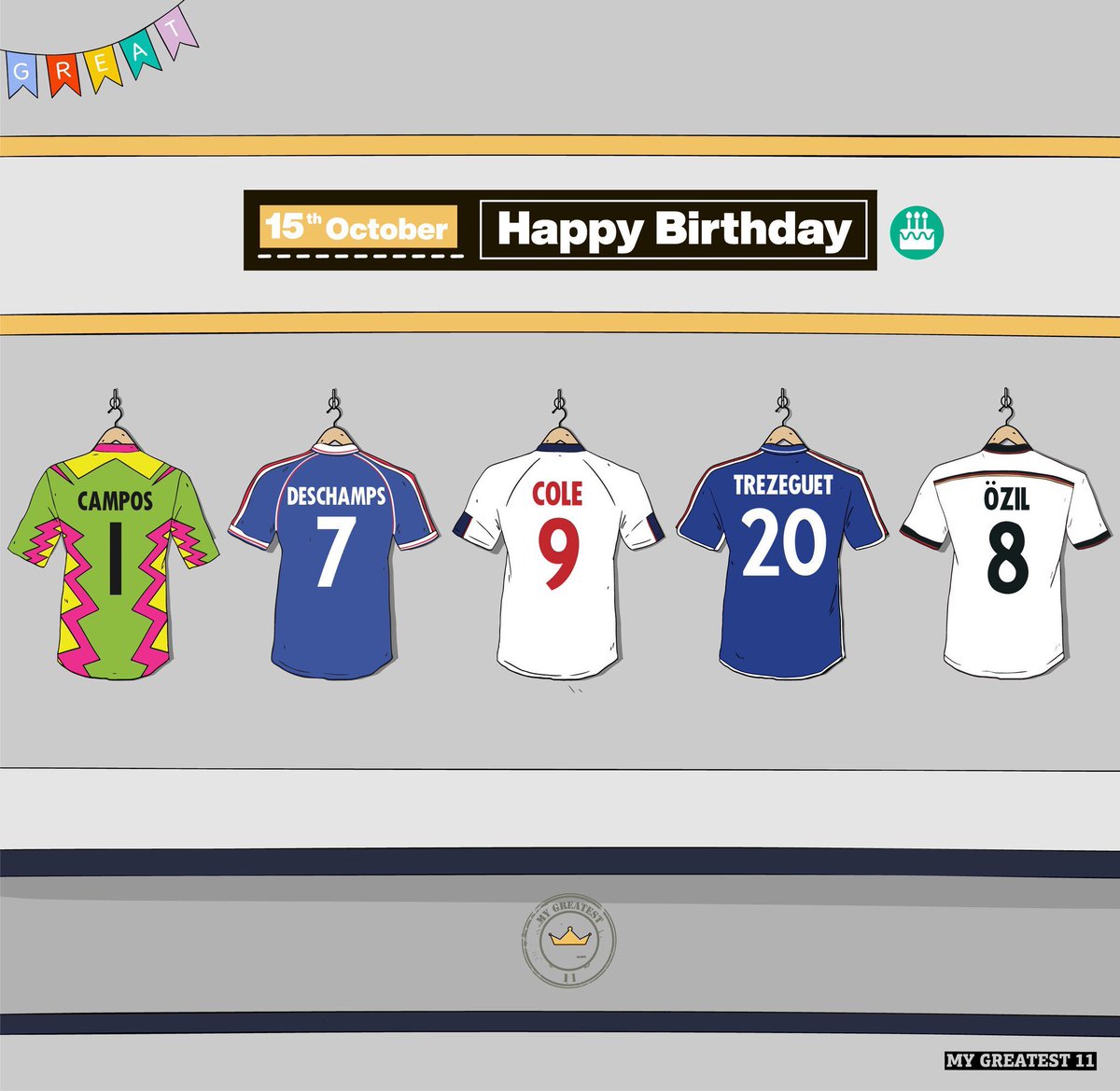 15/10 🗓️

Football Legends Born on this Day