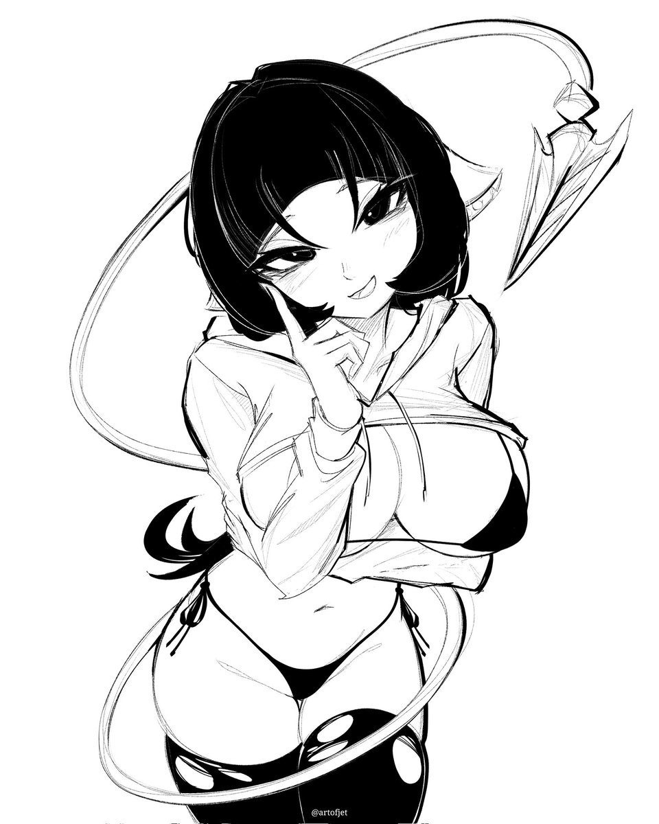 Full drawing. More on Patreon❤️ #JANEDOE #ZenlessZoneZeroFanart