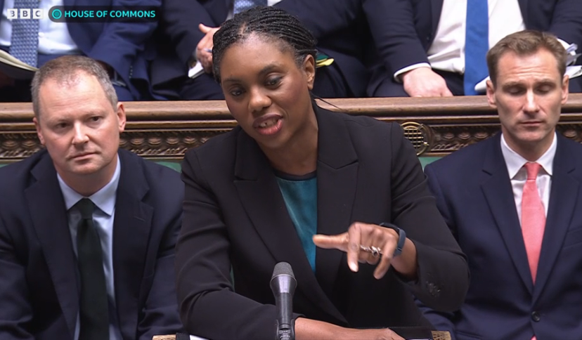 DrSusanDenim's tweet image. Kemi Badenoch is so out of her depth that she'd need scuba diving equipment.
Getting her arse handed to her again at #PMQs
#politicslive