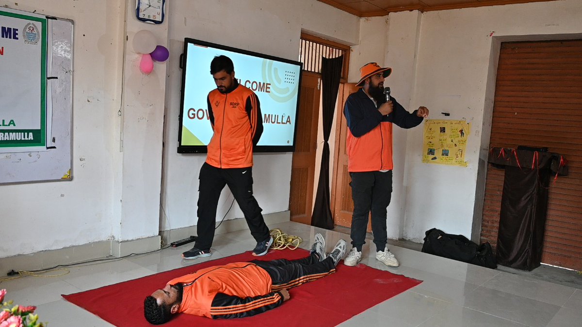 ItiBaramulla's tweet photo. Mock drill under disaster management was conducted today at Govt ITI Baramulla. https://t.co/sqN6zwFSRF