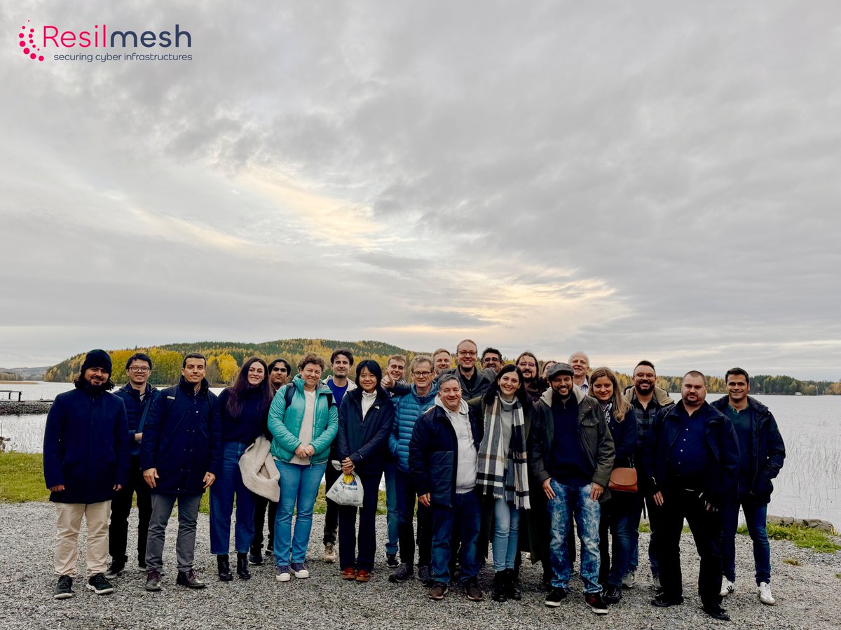 🚀On 7-8/10/2025, the <a href="/ResilMesh_eu/">Resilmesh Project</a> consortium gathered in Jyväskylä, Finland for a productive face-to-face meeting.

🙏🏼A big thank you to all partners for their active participation and to <a href="/JAMK_fi/">Jamk</a> for the warm hospitality!

👉🏼Find more information🔗lnkd.in/dH_R2FAA.