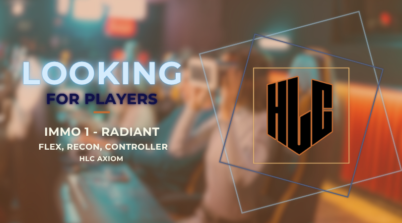 🫣 Calling all #LFT members on #VALORANT 👇 

HyperLites Axiom is looking for dedicated players to strengthen our roster!

✅ Peak Immo 3 OR Contender eligible for Premier  
✅ Recruiting flex Initiators + controllers
✅ Must be 18+ 
☑️ Preferably from NE