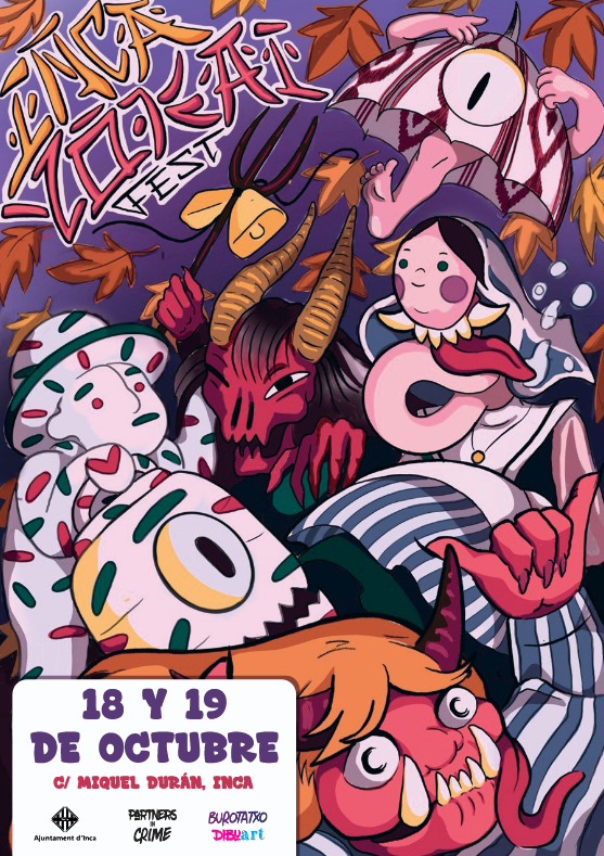 🎌👹 Tot a punt per a l’@IncaYokaiFest! Aquest cap de setmana Inca es converteix en el paradís dels amants del manga, el cosplay i la cultura japonesa 🇯🇵✨ Paradetes, tallers, food trucks i K-Pop t’esperen! 🎭🎶

#FiresInca2025 <a href="/incaciutat/">Ajuntament d’Inca</a> <a href="/dijousbo/">Fires Inca 2025</a>