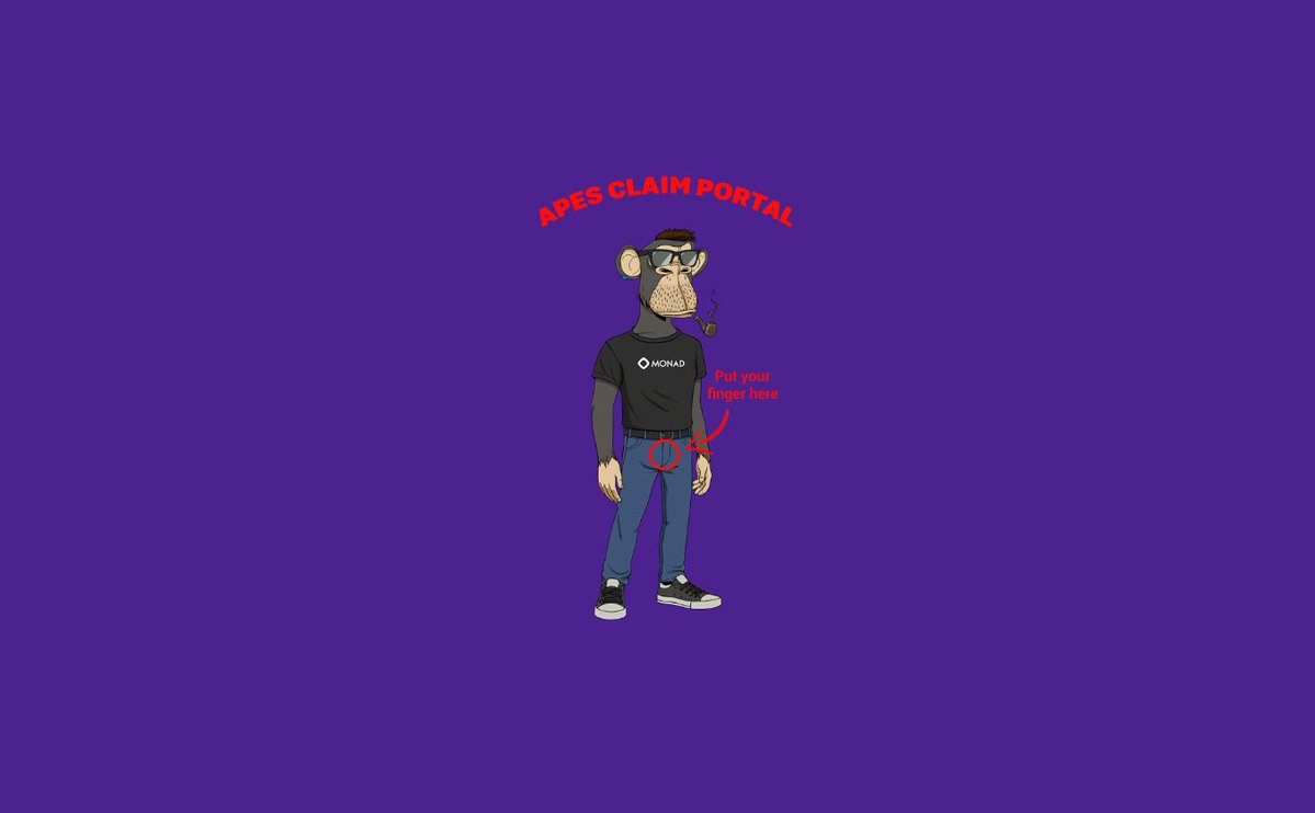 ApesMonad's tweet image. Apes Portal
Password: monad
48 hours
tinyurl.com/apesonmonad