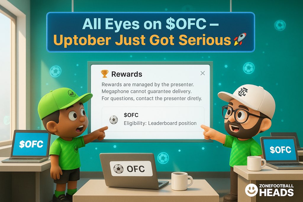 itsmalik75's tweet image. Our whole team is locked in on one mission — $OFC 🏆
🔴Eligibility: Leaderboard Position
Your leaderboard position will determine your eligibility & Airdrop!
So, Be active daily on Pre-TGE portal & claim 5 balls by doing GM!
& move up 🆙❤️
#OFC #Uptober #Base #Web3Football