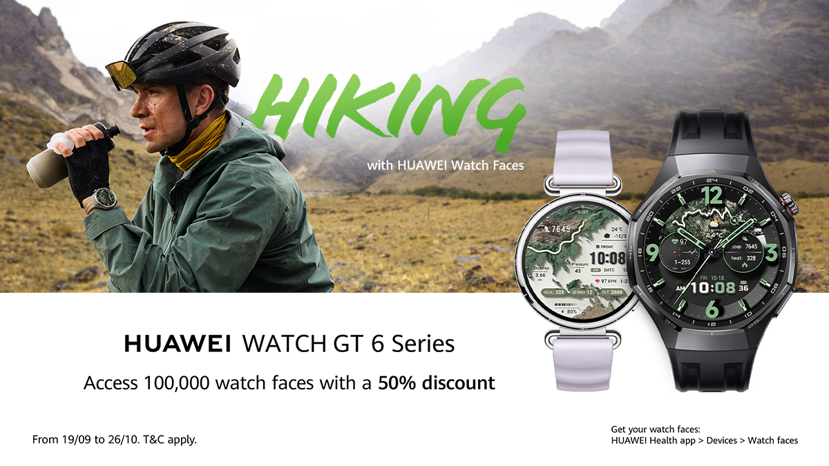 Hike Smarter with HUAWEI #WatchFaces ⌚⛰️

Track at a glance:
🌤️ Weather ⛰️ Altitude
👣 Steps 🏞️ Distance
💓 Heart Rate 🔥 Calories
Explore them all in #HUAWEIHealth 👇 consumer.huawei.com/en/mobileservi…