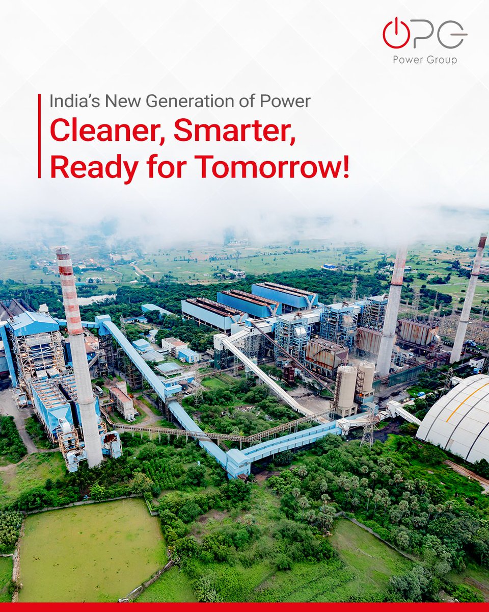 Over 70% of India’s coal power plants, including OPG Power, are under 15 years old, using modern tech to produce cleaner, more efficient electricity. 

At OPG Power, we’re driving progress with reliable energy solutions for a sustainable tomorrow.

#opggroup #opgpower