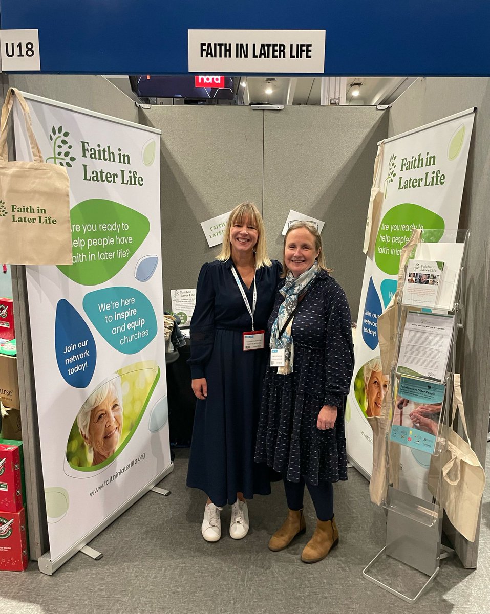 Are you at CRE this week? 👋 Come say hello at Stand U18! We’d love to share how Faith in Later Life can help you reach, disciple &amp; empower older people in your church. 

#CRE #faithinlaterlife