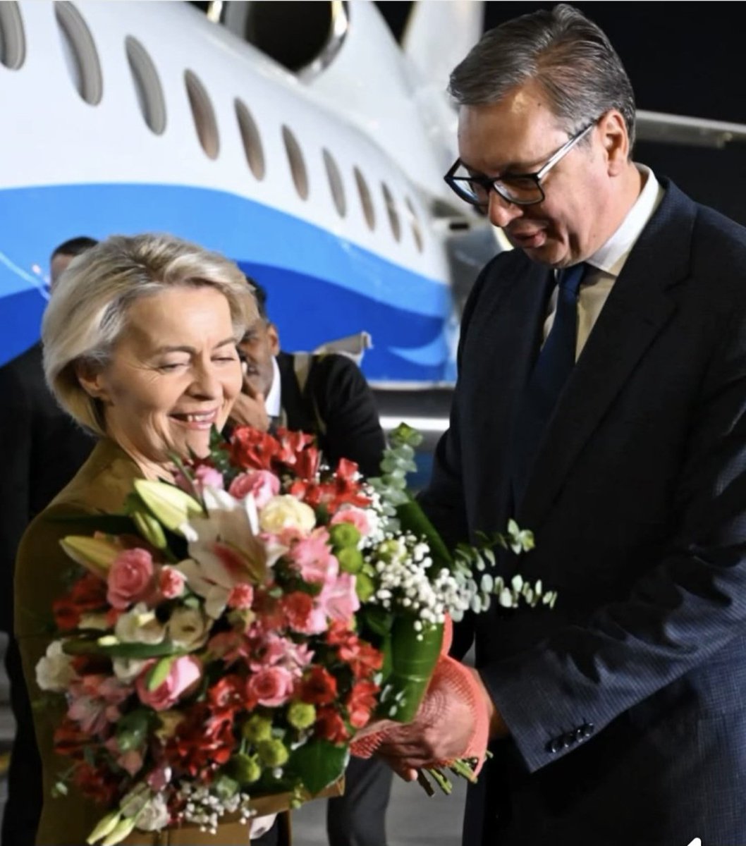 Miss <a href="/vonderleyen/">Ursula von der Leyen</a>.
 I would like you to answer me, how did you feel after meeting the mothers and relatives of Muslims who died in the genocide that happened in Srebrenica, when you shook hands with Aleksandar Vučić, who DOESN'T RECOGNIZE that genocide and who, during that