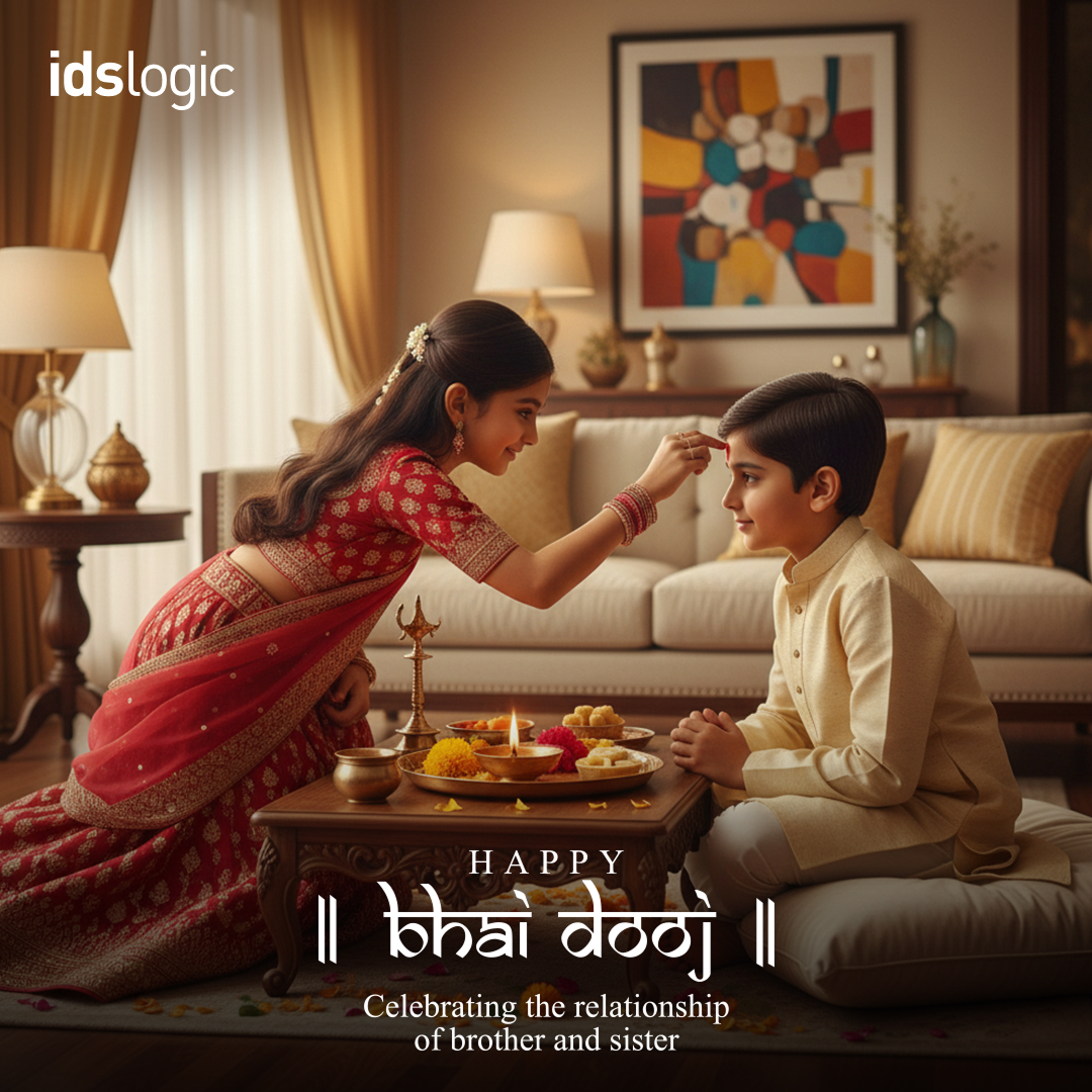 idslogic's tweet image. This #BhaiDooj, celebrate bonds that inspire trust and growth.
Wishing you prosperity, positivity &amp;amp; innovation in every step! 💫
#HappyBhaiDooj #IDSLogic #FestivalOfBonds #DigitalSuccess #FestiveVibes