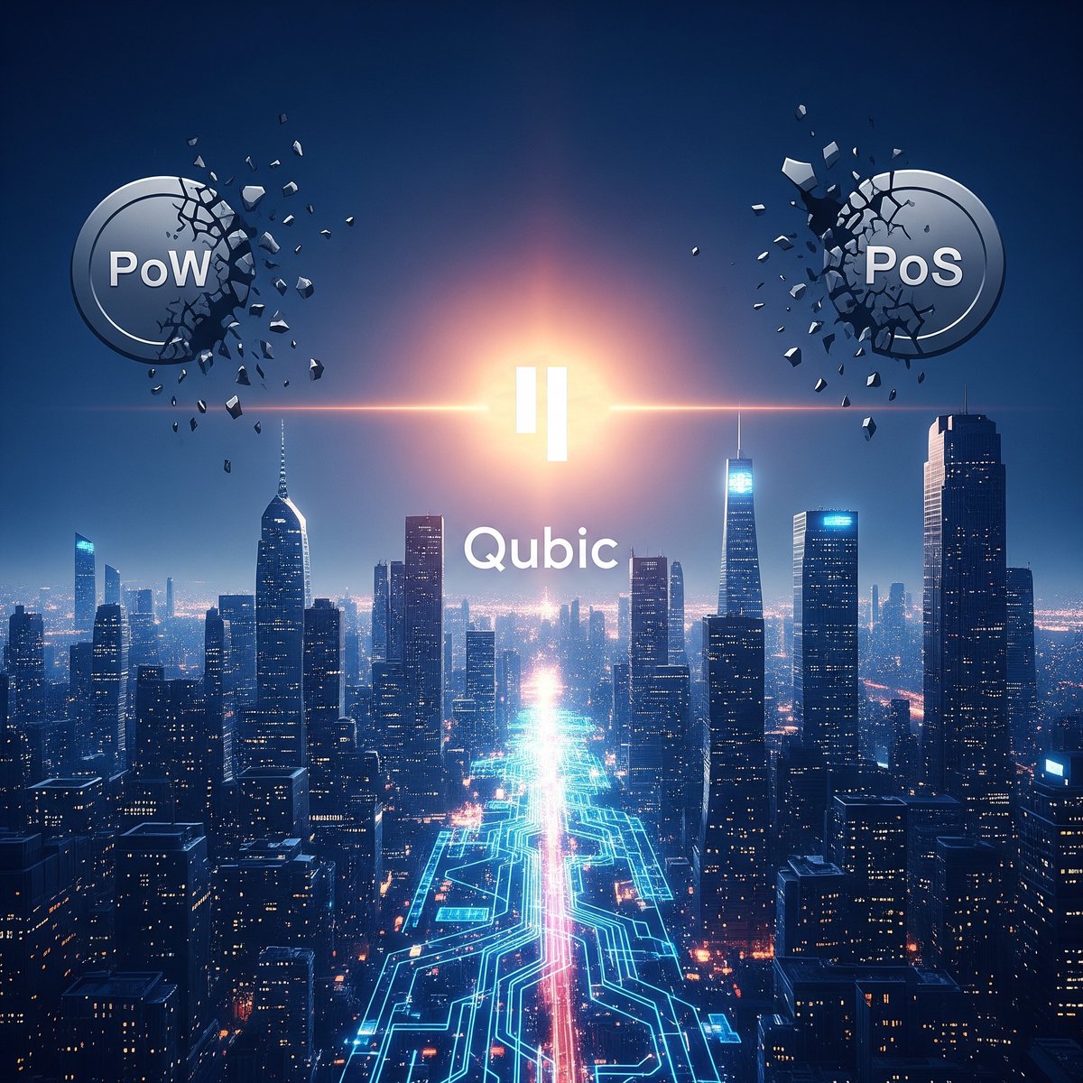 _qxmr_token_'s tweet photo. Blockchain promised decentralization, yet #PoW &amp; #PoS left us with high costs, slow scaling &amp; energy waste. 

$Qubic reimagines consensus from the ground up—built for efficiency, accessibility, and #AGI readiness. 

The next era starts here.
#Qubic #Tickchain #AGI https://t.co/RZCbtamROT