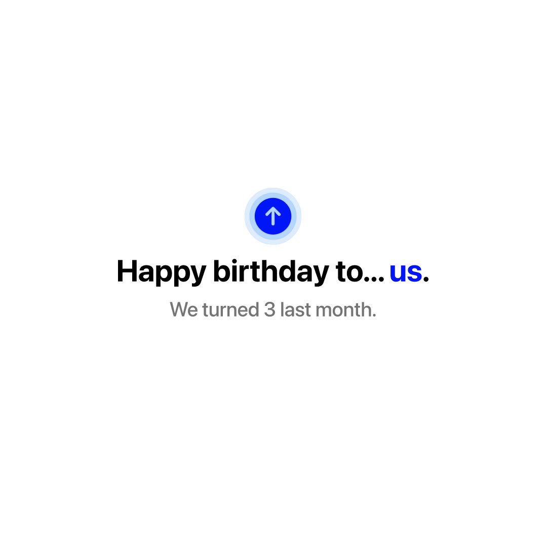 OneTap_App's tweet image. We turned 3 last week happy belated to us 🎉
