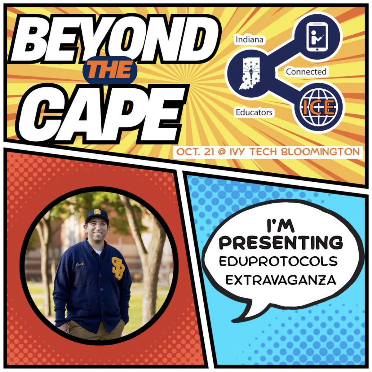 SethPonder's tweet image. I’m excited to present EduProtocols Extravaganza (Part 1 & 2) this Tuesday at the @iceindiana !
@eduprotocols  have completely transformed how I teach — helping me teach better, work less, and achieve more.
Hope to see you there!
#INConnectED #INeLearn #EduProtocols