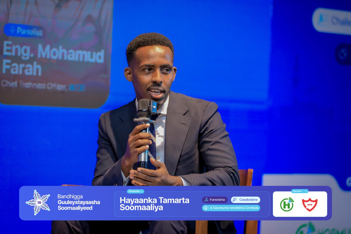 Hormuud's tweet photo. A panel discussion on “Powering Somalia’s Future: Policy, Investment, and Private Sector Leadership in the Energy Sector” at the Somalia Success Stories Forum has successfully concluded, offering valuable insights on shaping the nation’s energy future.

#SomaliaEnergy #BGS25 #SomaliSuccess