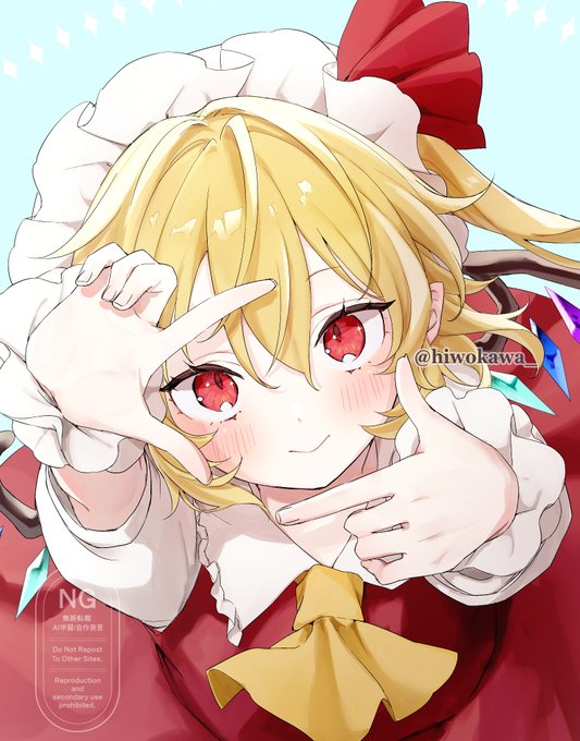 フランドール・スカーレット 「ミニ色紙で時間かかるのは初めて 」|偽