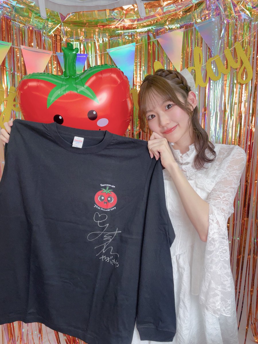event01jp's tweet photo. /／
#八伏紗世 (@Yb_s_a_y_a )生誕祭開催記念
サイン入り生誕Tプレゼント👚🎁💕
✨ℍ𝕒𝕡𝕡𝕪 𝔹𝕚𝕣𝕥𝕙𝕕𝕒𝕪企画
 \＼  

【応募条件】
この投稿をリポストされた方に
「抽選で1名様」にプレゼント！
※10/22(水)まで

 #やぶさや生誕祭2025 https://t.co/SD0RIM8Bdi
