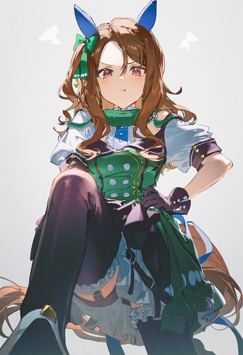 "B-bow to your king! Or something..."

King Halo | キングヘイロー

#umamusume #ウマ娘