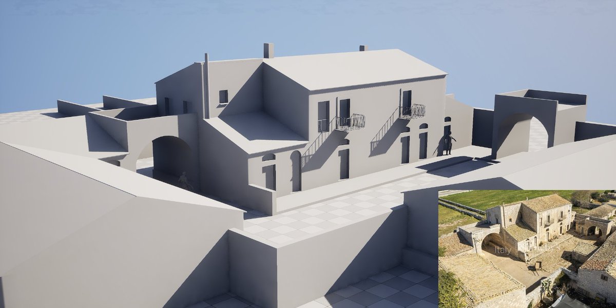 kb1alowas's tweet photo. Starting a small personal project and I thought I'd share the process here as I go long to keep up motivation :) Starting with the blockout - I tend to throw stuff in engine as soon as possible and throw stuff at the wall and see what sticks in terms of composition. https://t.co/duYrWzgO1C