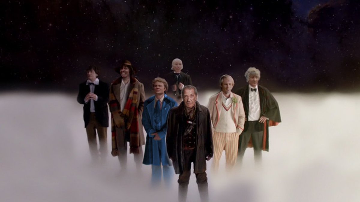 hey guys have any of you considered the idea "what if Colin Baker lived through Matt Smith's era instead"??