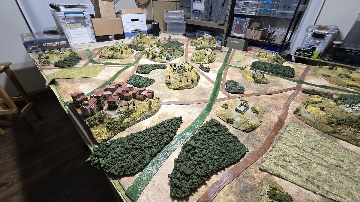 ProjectWargami1's tweet image. Southern Italy board for Fall-In. No place in particular. 6mm