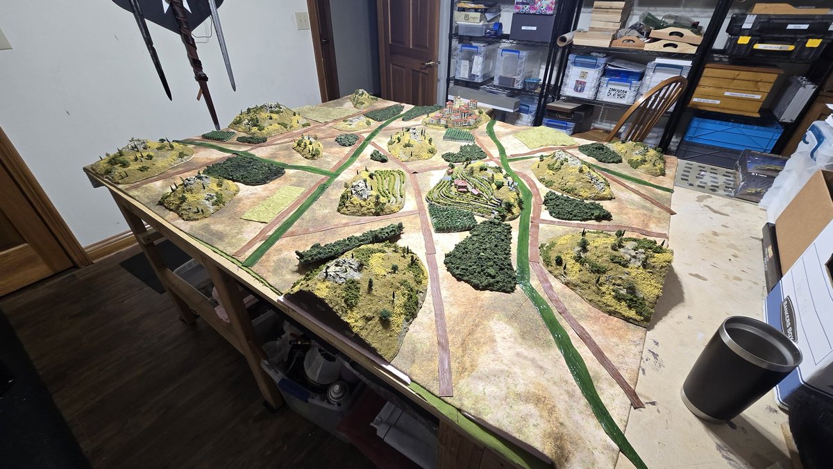 ProjectWargami1's tweet image. Southern Italy board for Fall-In. No place in particular. 6mm