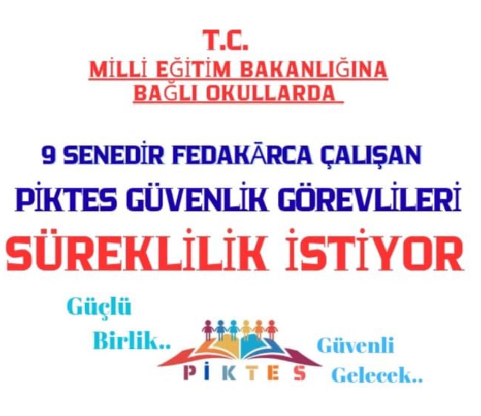 MEB Okullarında yıllardır fedakarca çalışan 1714  #Piktes Özel #Güvenlik Görevlisi gelecek kaygısı yaşıyor.

Personellerin sorunları giderilmeli!