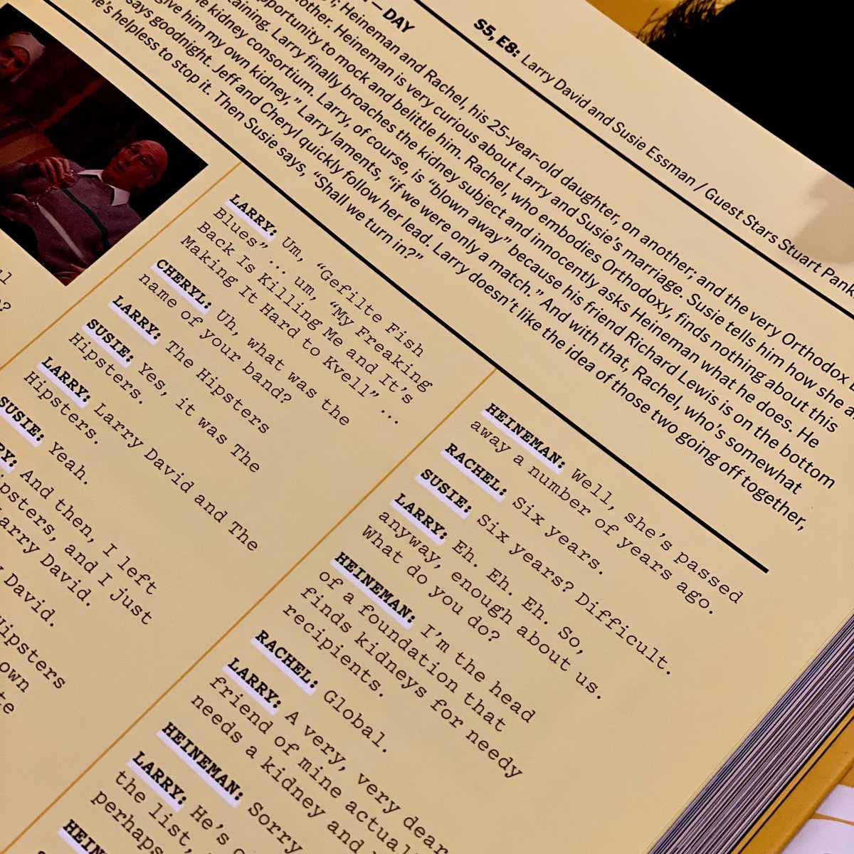 Waterstones's tweet image. Out now! Featuring scripts, behind-the-scenes photographs, interviews, maps and much more, NO LESSONS LEARNED is Larry David&apos;s definitive guide to his legendary and hysterically funny show, Curb Your Enthusiasm: waterstones.com/book/no-lesson…