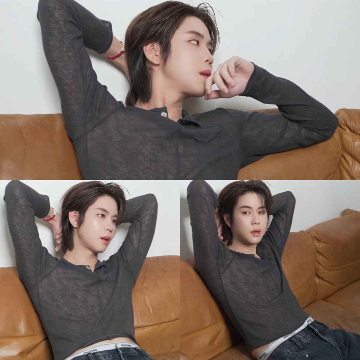ห๋าาาาาา!!!!! เป็นคนสวยเอวบางร่างน้อยมาก🥹 แถมมีด้ายแดงคล้องมือคล้องใจแล้วด้วย อิจฉาพี่บุ๋นอะ ยัยเปรมสวยขนาดนี้ #BounPrem #บุ๋นเปรม