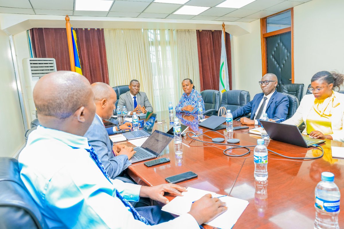 Today, Minister <a href="/Dominiquehab/">Dominique H</a> met with Angelina Muganza, Executive Secretary of the National Public Service Commission to discuss on strengthening public service delivery and staff management at Ministry and in decentralized administrative entities.