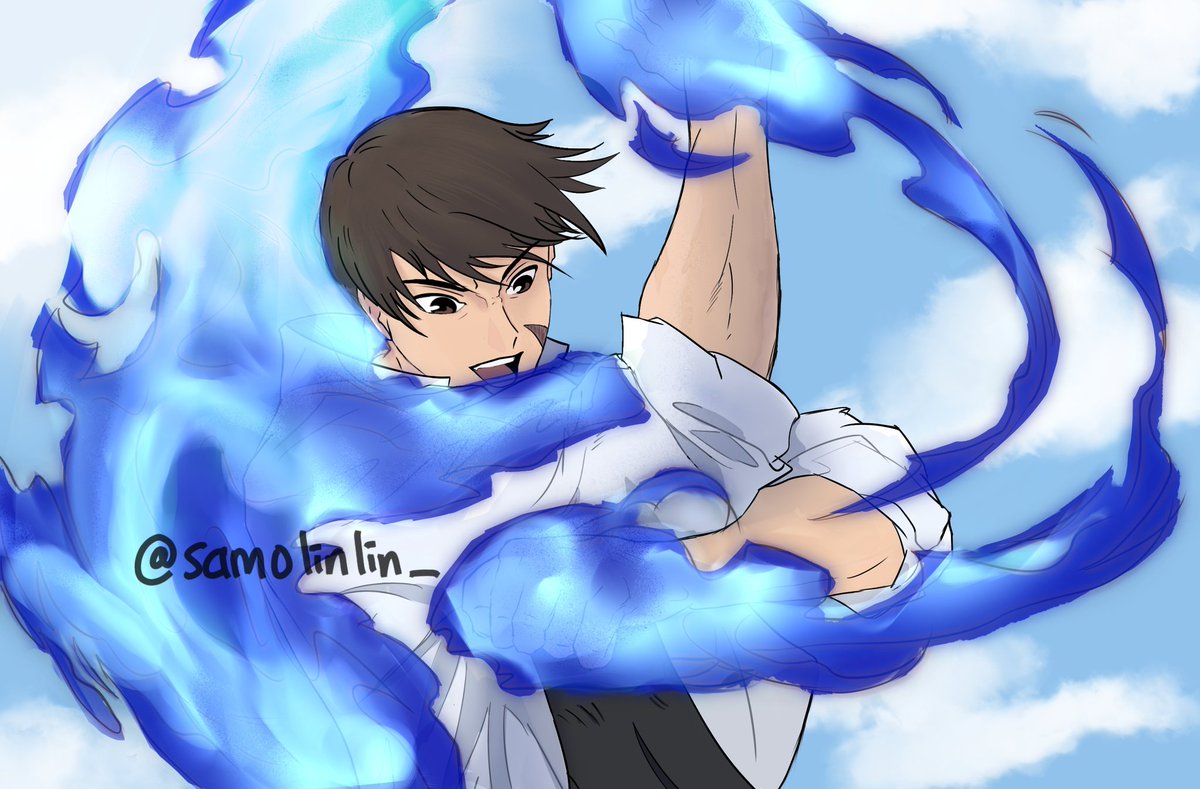 NHLin_'s tweet photo. Cutie patootie, and then boom, Mr hotter than flame
27歳 Haibara Yu (灰原雄)
Cursed Technique: Sacred Flame (神火)
Domain Expansion (future development in Final arc): Ama-no-Iwato (天の岩戸; "Heaven's Rock Cave")
27歳灰夢 #じゅじゅプラス #yumetwt ※生存if (part of #H2N AU) https://t.co/E9b7c9q1Rh