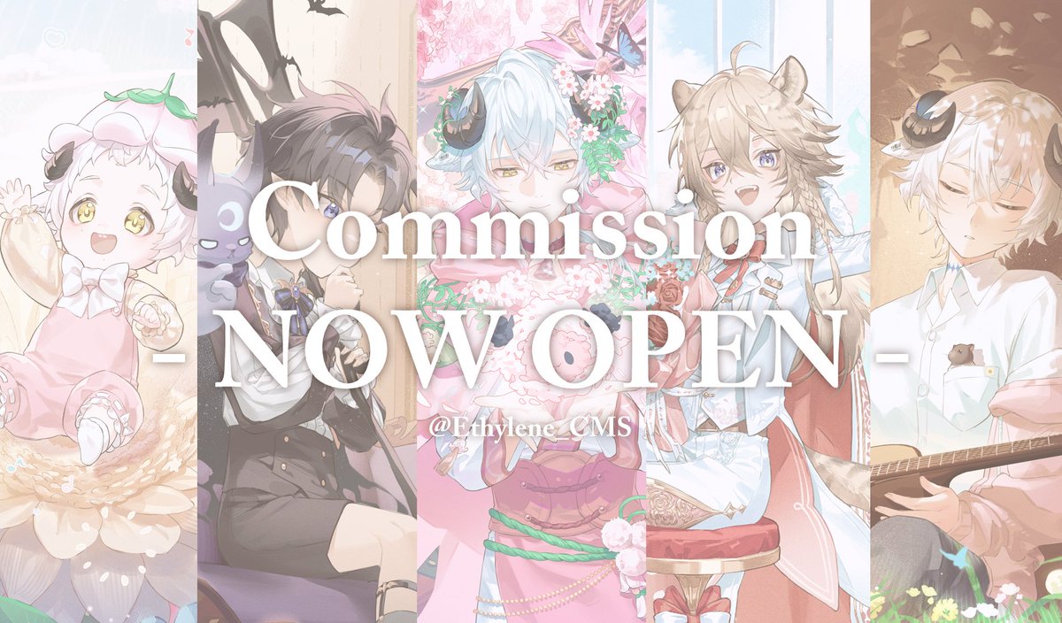 ✨เปิดให้จองคิว Commission จำนวน 5 คิวค่ะ สามารถลงชื่อจองได้ที่ลิ้งค์นี้เลยนะคะ🙏 forms.gle/qLrMFtUMpdjQdK…