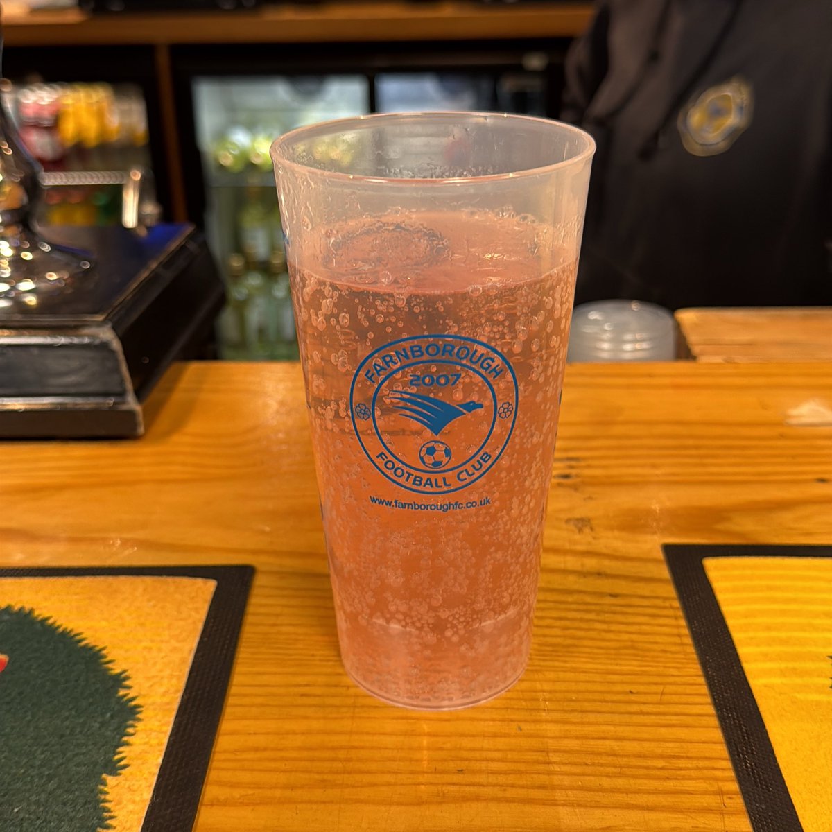 EJVMcLean's tweet photo. For the non alcoholic drinker , I will have 28 @FarnboroughFC  branded re-usable tea / coffee cups £6 each or 2 for £10 and the reusable pint cups £3 each(all profit raised from sales goes back into re-buying more cups in the aim of making the club more environmentally friendly) https://t.co/8Af7XayDK6